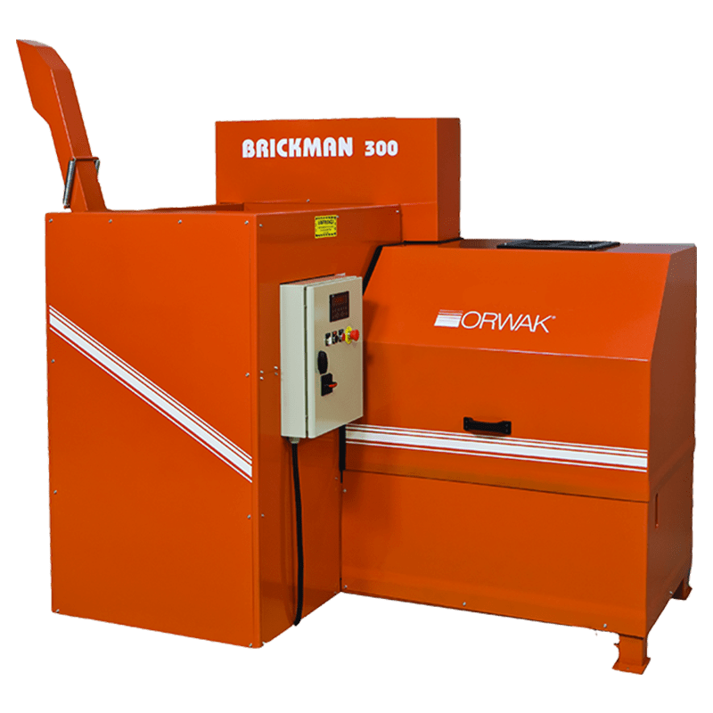 ORWAK BRICKMAN 300 – kompakte Brikettpresse für geringe Mengen, Seitenansicht