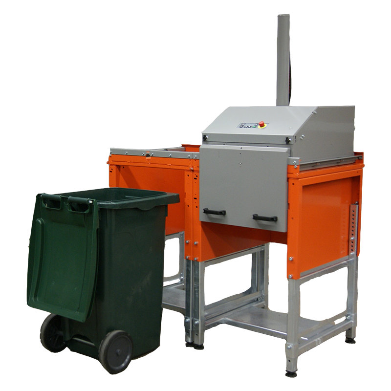 ORWAK FLEX 4240 – doppelte Variante für gemischte Abfälle mit Mülltonne