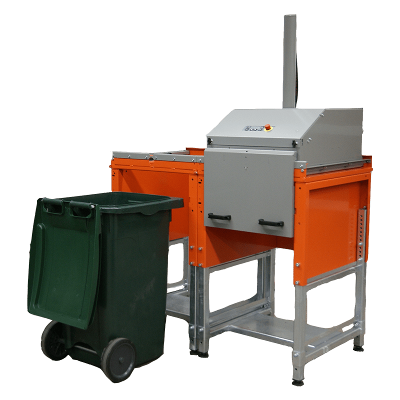 ORWAK FLEX 4240 – doppelte Variante für gemischte Abfälle mit Mülltonne