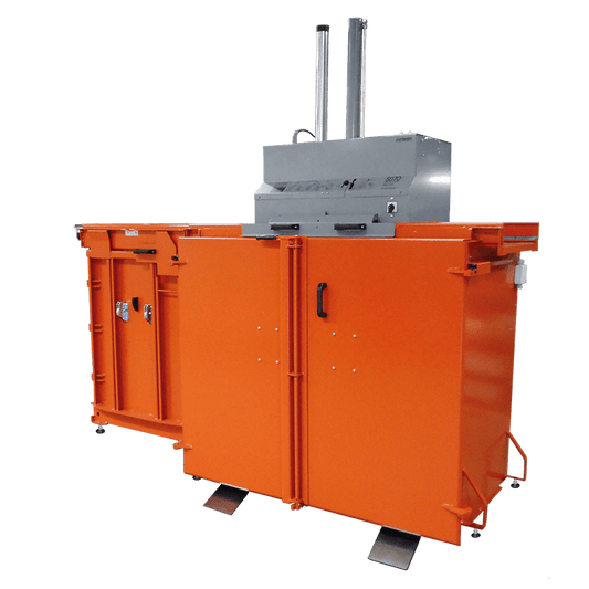 ORWAK MULTI 5070-COMBI – Kombipresse für verschiedene Materialien, Frontansicht